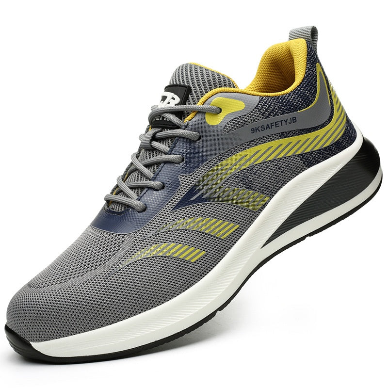 Breathable Work Safety Shoes - Anti-Smashing Steel Toe Protection