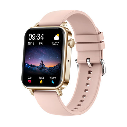 Montre connectée avec détection de fréquence cardiaque et de santé, appels Bluetooth, exercices intelligents