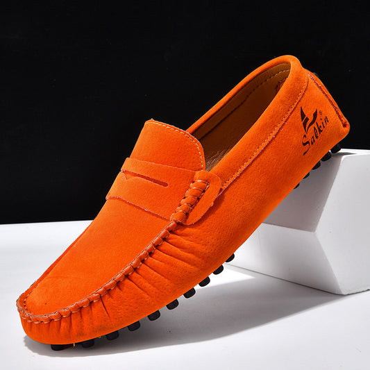 Chaussures à enfiler Gommino pour homme, tendance et assorties