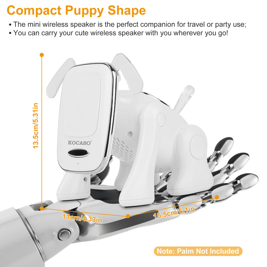 Puppy Dog Wireless Speaker Portable Mini Music Player Stereo