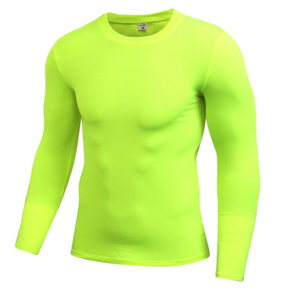 Haut de compression à manches longues pour homme
