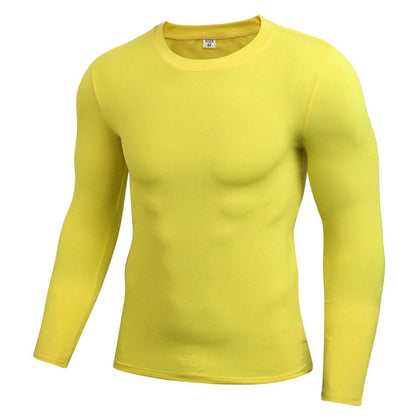 Haut de compression à manches longues pour homme