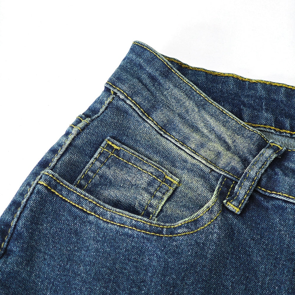 Women's High-Waist Heart Cut-out Jeans, Wide-Leg Full-Length Jeans
