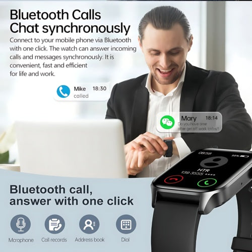 Smart Watch Women Men Fitness Tracker Heart Rate