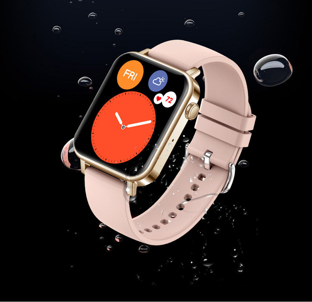 Montre connectée avec détection de fréquence cardiaque et de santé, appels Bluetooth, exercices intelligents