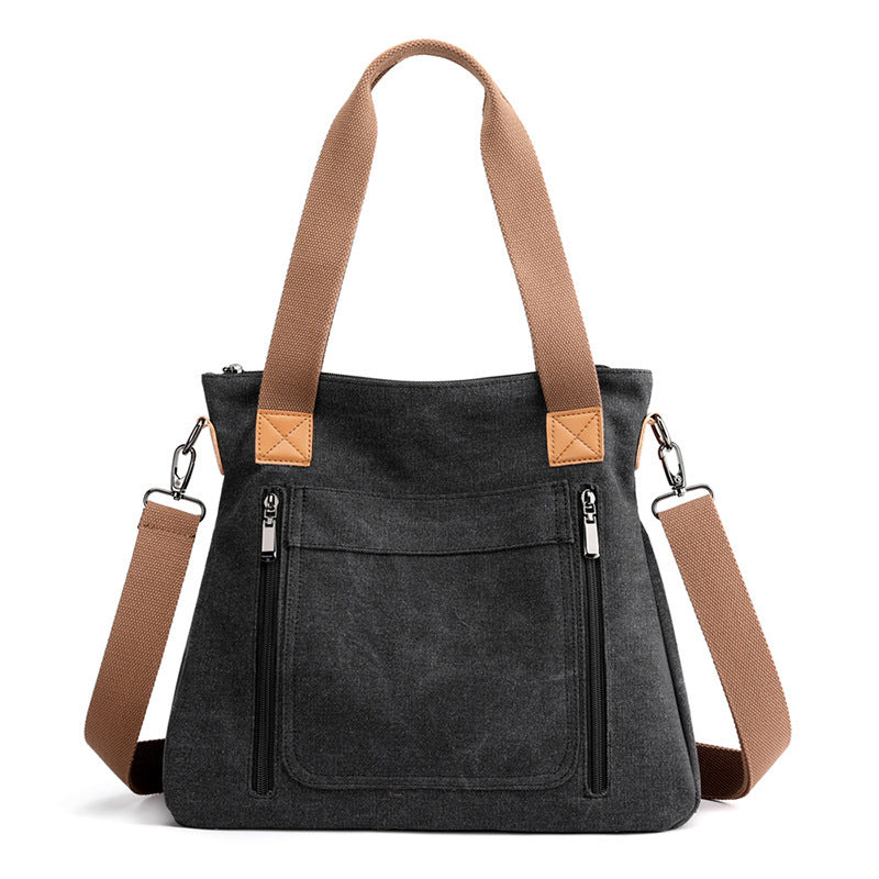 Women Totes All-match Portable Large-capacity Female Canvas Bag