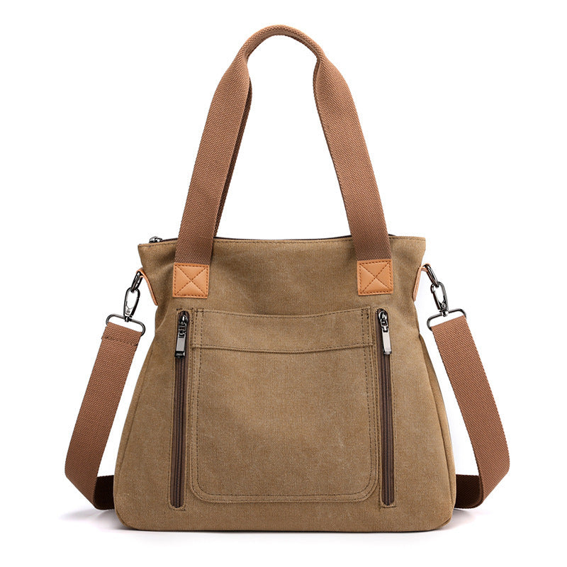Women Totes All-match Portable Large-capacity Female Canvas Bag