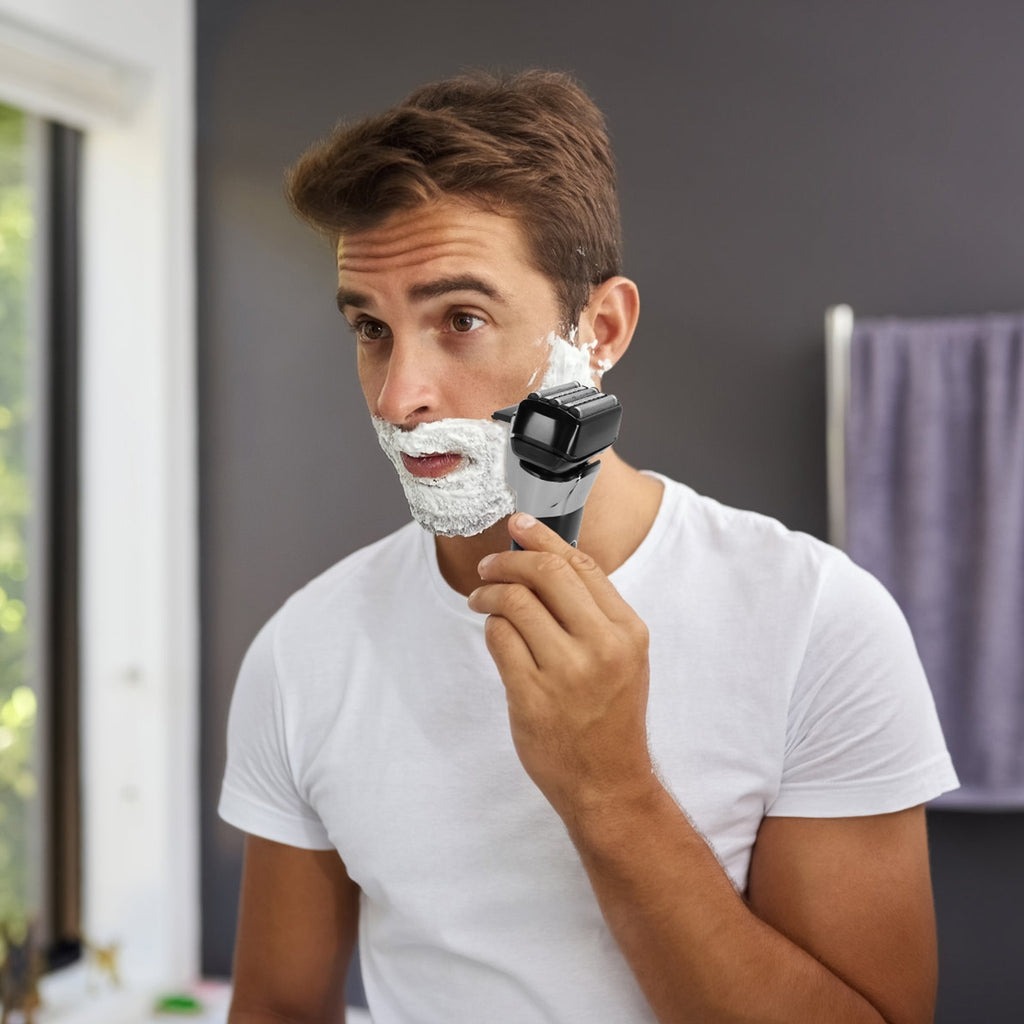 Electric Foil Face Shaver 5-Blade Electric Razor For Men Wet & Dry Jawline