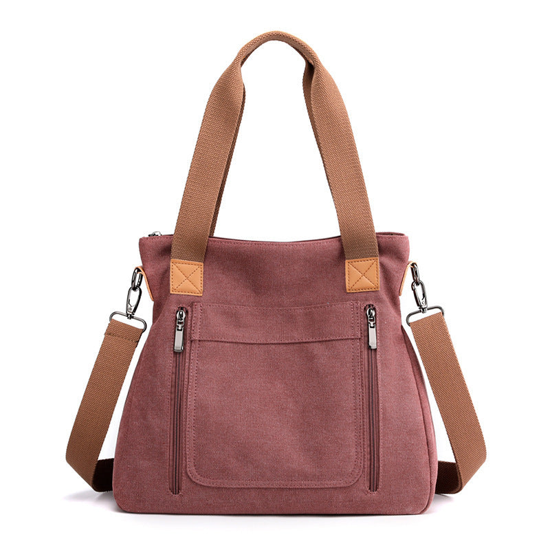 Women Totes All-match Portable Large-capacity Female Canvas Bag