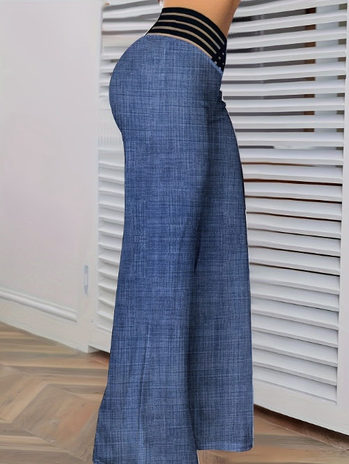 Girls' Solid Color Hollow High Waist Slimming Fashion Versatile