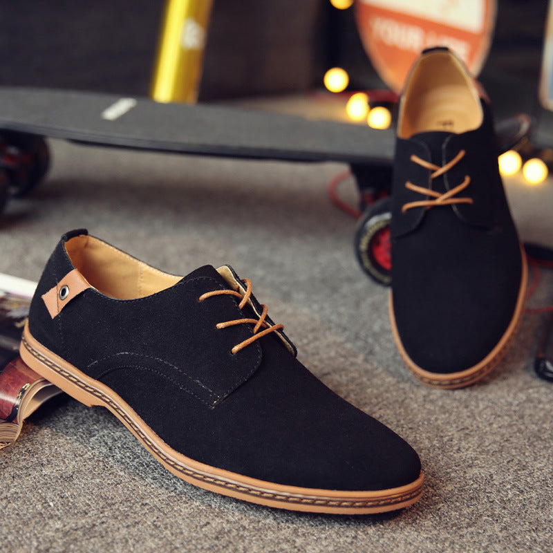 Chaussures décontractées en daim pour hommes