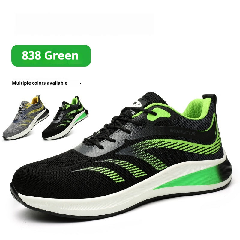 Breathable Work Safety Shoes - Anti-Smashing Steel Toe Protection