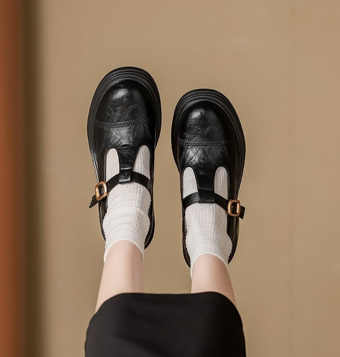 Vintage Mary Jane Hidden Heel Women's Shoes