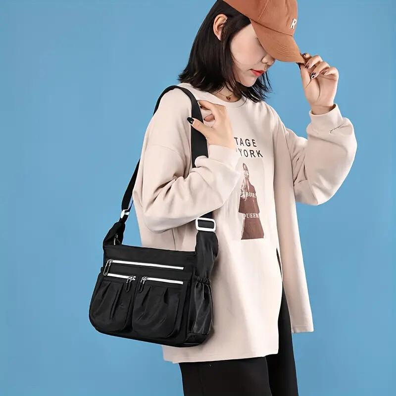 Shoulder Handbag For Ladies Roomy Multiple Pockets Bag Women Crossbody Purse