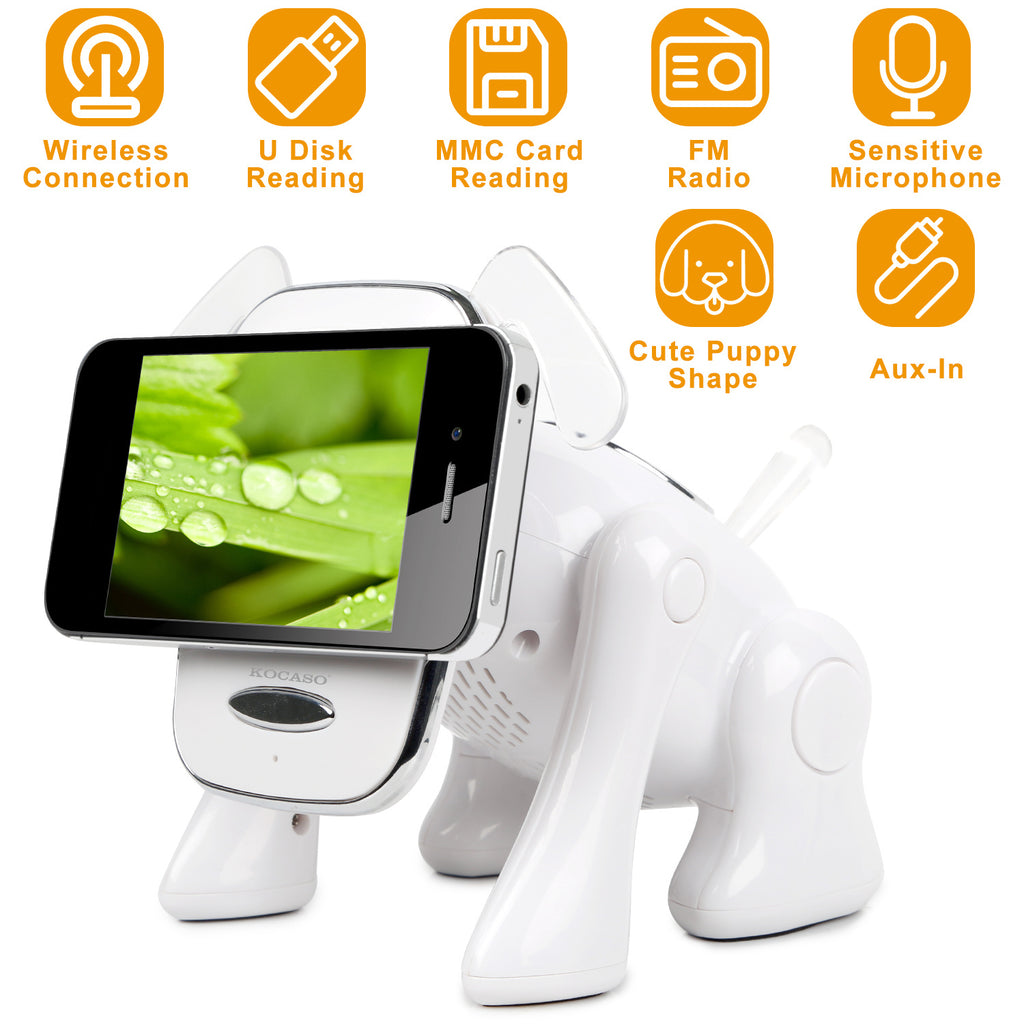 Puppy Dog Wireless Speaker Portable Mini Music Player Stereo