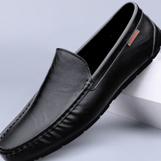 Chaussures en cuir souple décontractées pour hommes