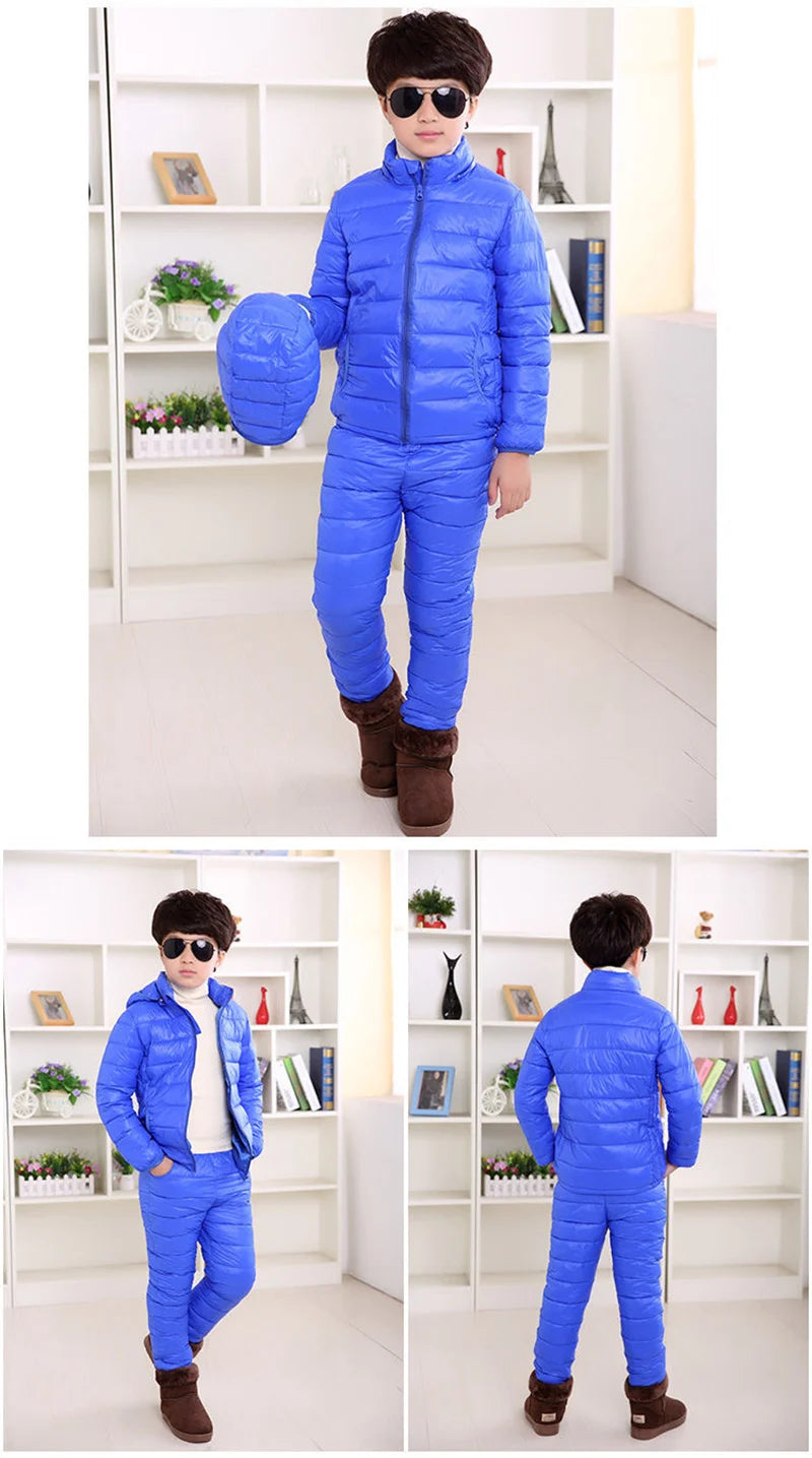 Winter Jackets for Children Boys Girls Autumn Down Coat Jacket Suit Windbreaker Costumes for 2 4 6 8 10 years Outfits Clothes