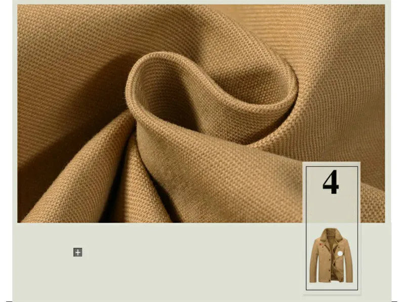 Winter Men's Cotton Jackets Turn Down Collar Long Sleeve Coats Comfy Warm Fleece Casual Denim Jacket Streetwear Oversized 5XL