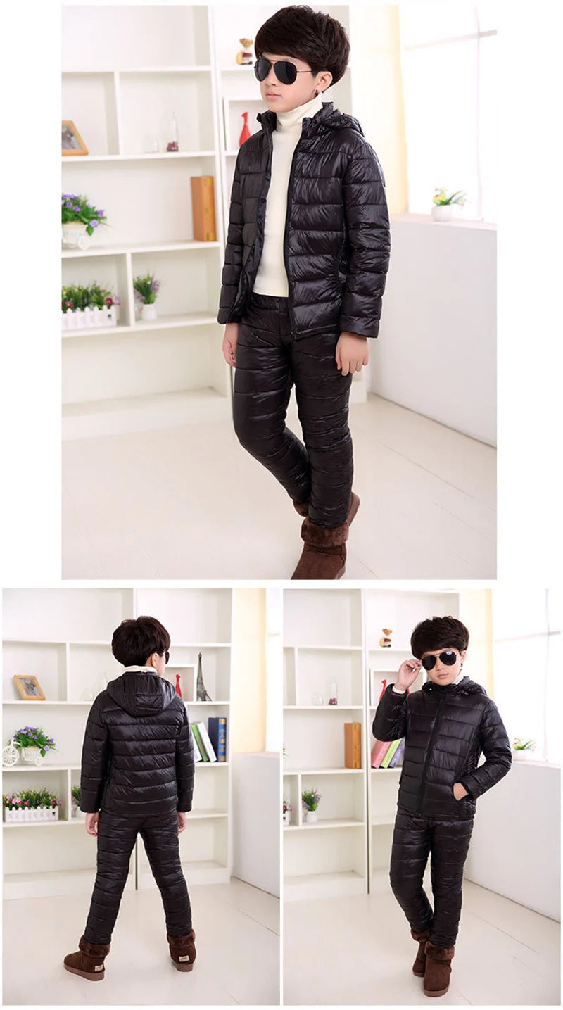 Winter Jackets for Children Boys Girls Autumn Down Coat Jacket Suit Windbreaker Costumes for 2 4 6 8 10 years Outfits Clothes