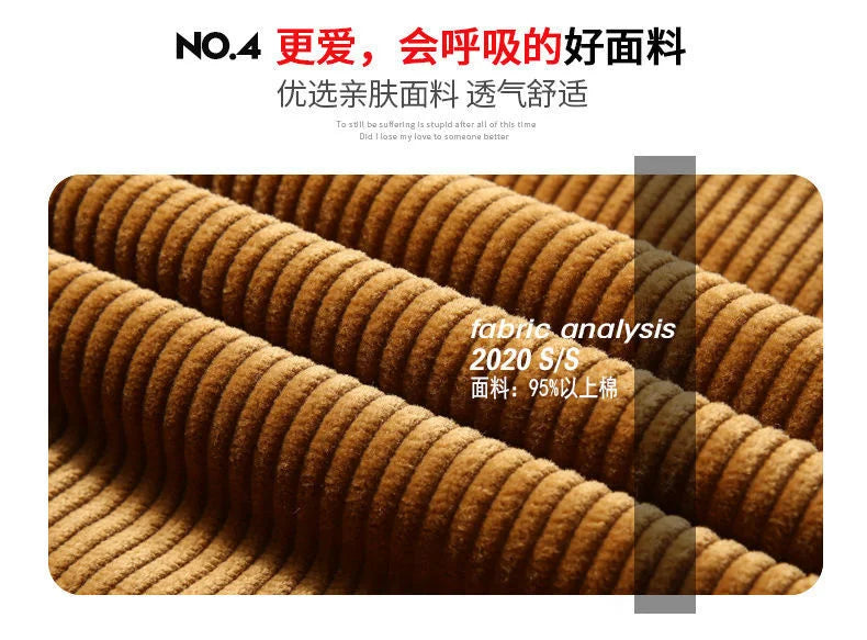 Mens Warm Winter Corduroy Jackets and Coats Fur Collar Winter Casual Jacket Outwear Male Thermal Windbreaker Plus Size 6XL