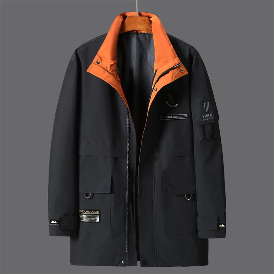 Plus Size 10XL Parkas Winter Fur Collar Jackets Men Jacket Thickened Warm Hooded Coats Male Outerwear Removable Liner Jacket