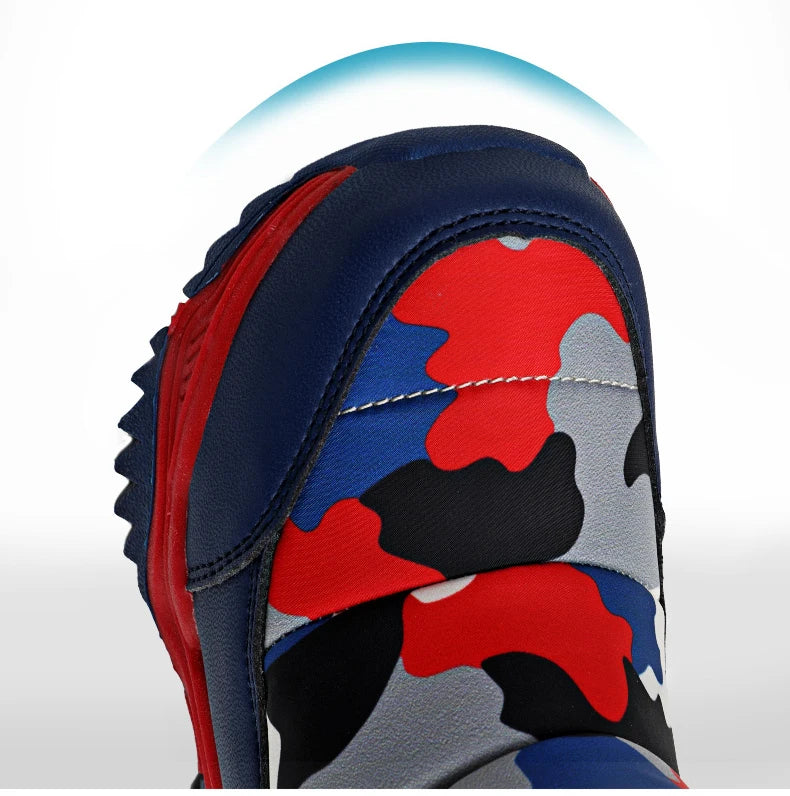 Baasploa Children Snow Boots Winter Plush Warm Ankle Boots For Boys Girls New Fashion Waterproof Cotton Shoes Non-Slip Outdoor