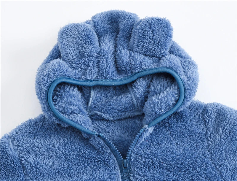 Cute Baby Girls Jacket Kids Boys Coats Hoodie Spring Autumn Winer Girl Clothes Infant Fleece Coat For Children's Clothing