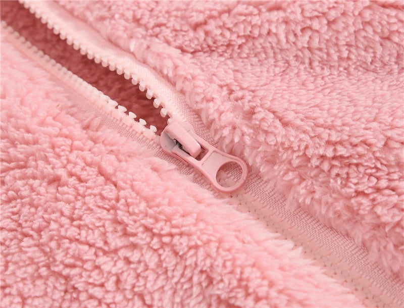 Cute Baby Girls Jacket Kids Boys Coats Hoodie Spring Autumn Winer Girl Clothes Infant Fleece Coat For Children's Clothing