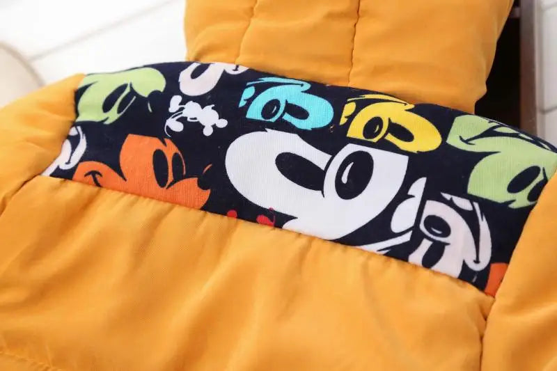 Winter Thick Jacket For Girls Boys Coats Christmas Casual Jacket Baby Kids Warm Coat 1 2 3 4 Yrs Children Hooded Outwear