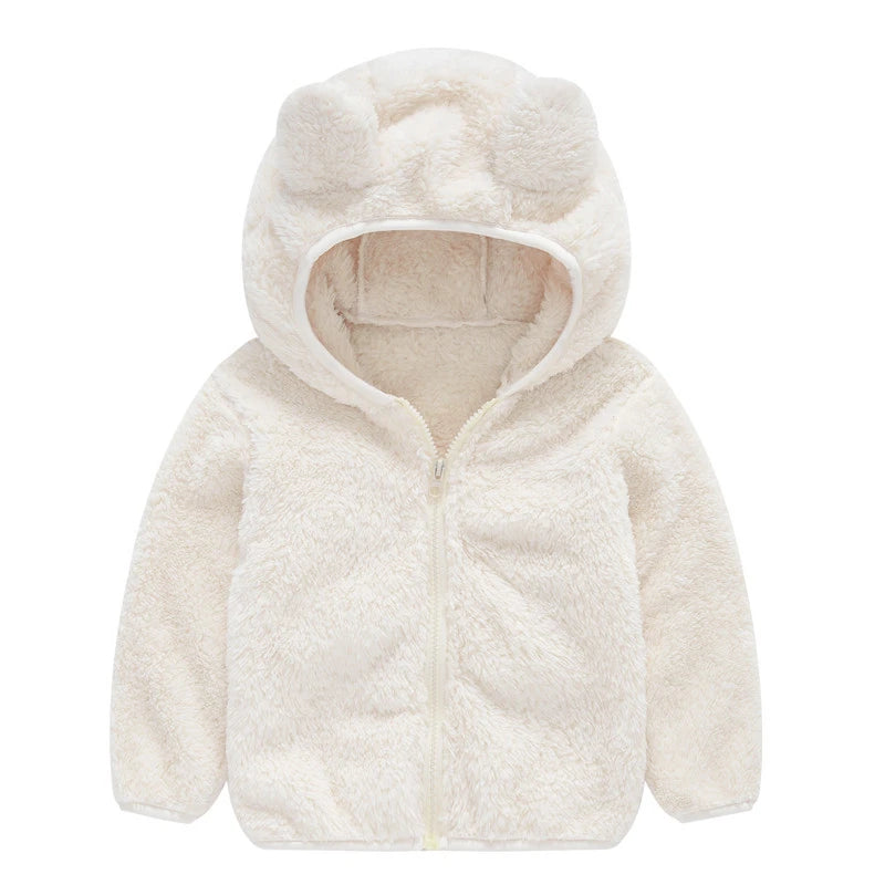 Cute Baby Girls Jacket Kids Boys Coats Hoodie Spring Autumn Winer Girl Clothes Infant Fleece Coat For Children's Clothing