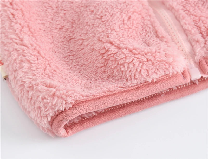 Cute Baby Girls Jacket Kids Boys Coats Hoodie Spring Autumn Winer Girl Clothes Infant Fleece Coat For Children's Clothing