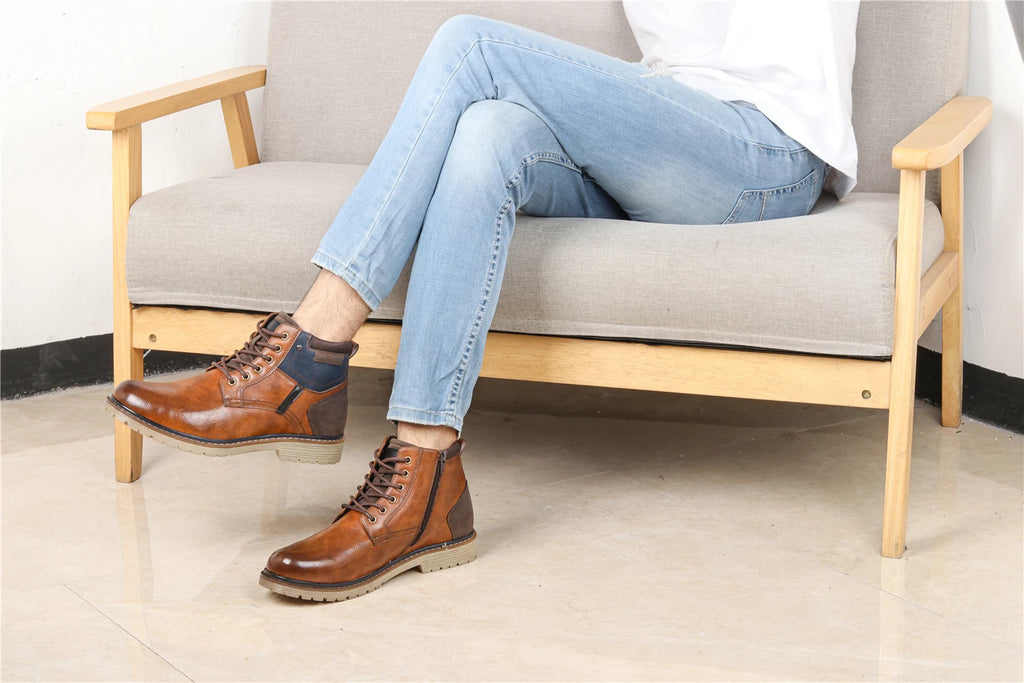 2023 New Men's Winter Shoes Warm Comfortable Non-Slip Men Winter Boots