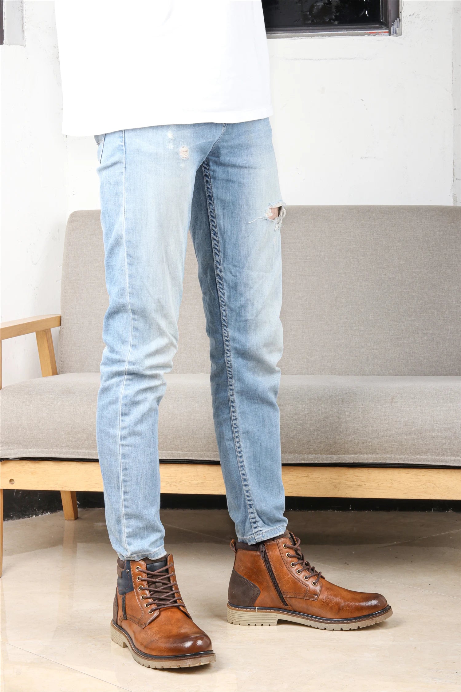 2023 New Men's Winter Shoes Warm Comfortable Non-Slip Men Winter Boots