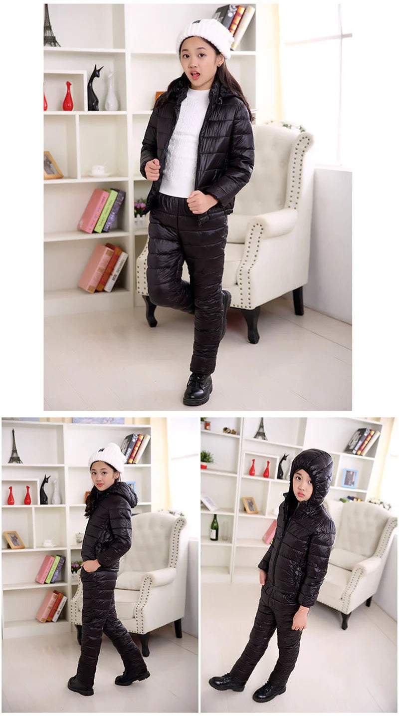 Winter Jackets for Children Boys Girls Autumn Down Coat Jacket Suit Windbreaker Costumes for 2 4 6 8 10 years Outfits Clothes