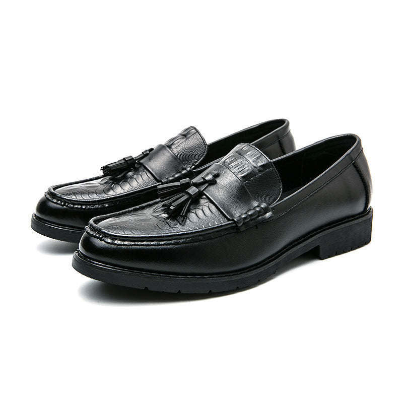 Personalized Tassel Pointed Toe New Fashion Leather Casual Shoes