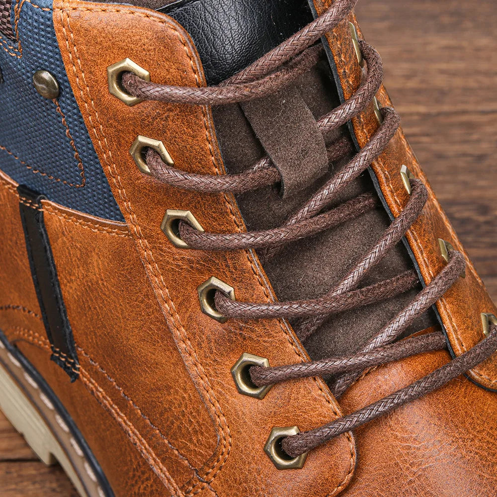 Men's Boots Retro Brushed Ankle Boots Men's Shoes Large Autumn and Winter Men's Boots Walking Shoes Women 2023 Shoes for Men