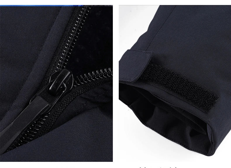 Winter Men Warm Waterproof Jackes Coat Mens Windproof Fleece Thicken Jacket Parkas Man Outdoor Casual Hooded Coat Jackets Male