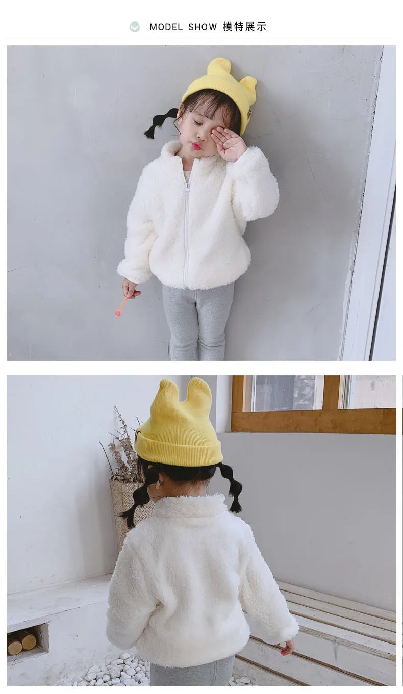Kids Winter Coats 2025 New Children Outerwear Boy Warm Fleece Jacket Baby Girls Jackets for Autumn Spring Children Clothing