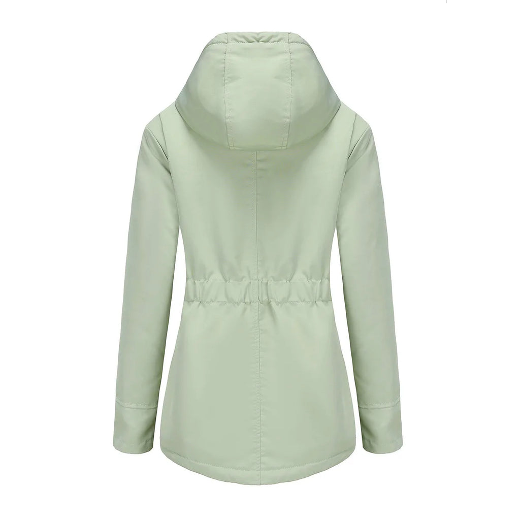 Winter Down Jackets Coats Women Warm Parkas Hooded Waterproof Thick Plush Fleece Lined Female Cotton Puffer Jacket Overcoat AY81