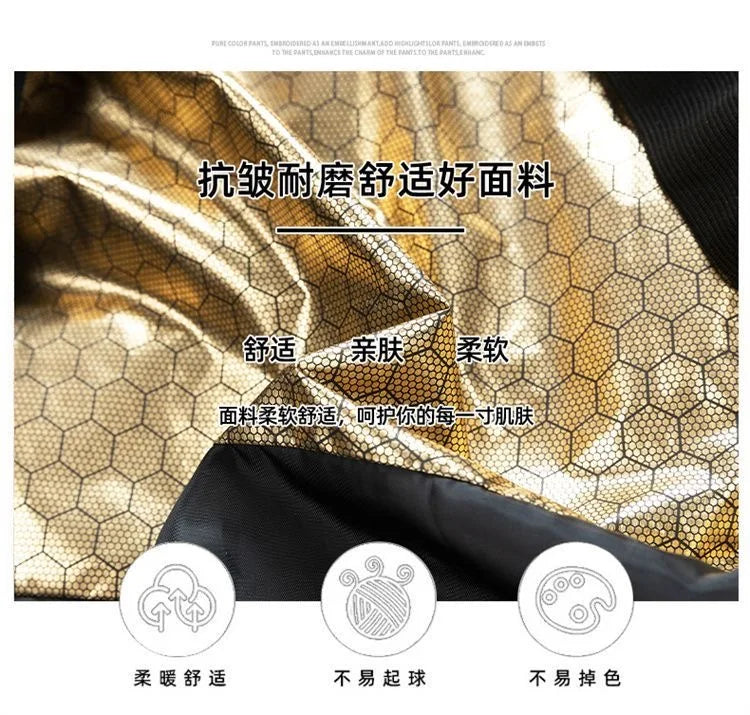 2024 Autumn and Winter New Fashion Thickened Warm Large Size Hooded Cotton-Padded Jacket Men's Casual Loose Windproof Coat M-5XL