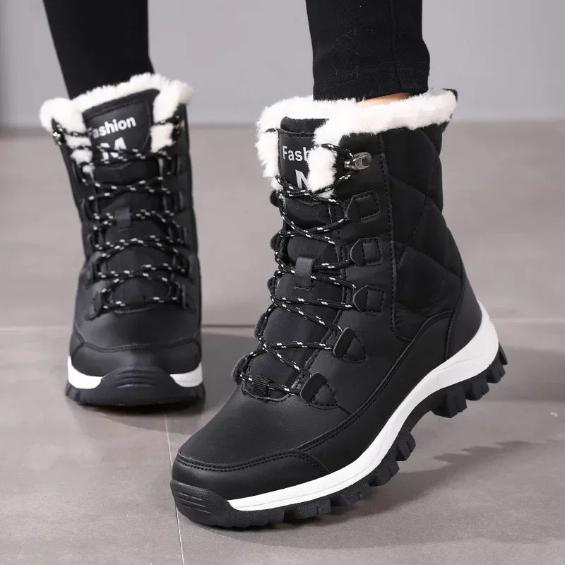 Outdoor Snow Boots for Women New Arrival Women's Fashion Sports Cotton Shoes New Winter White Platform Footwear Zapatos De Mujer