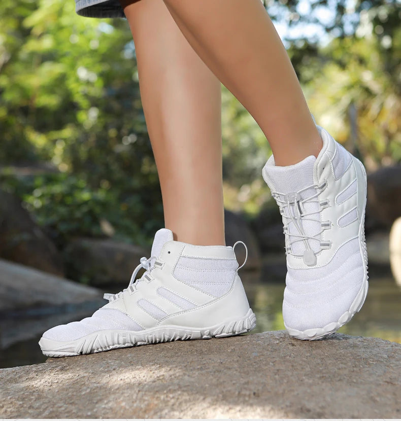 Winter Boots for Men Women Snow BareFoot Outdoor Non-slip Warm Fur Sneakers Ankle Boots waterproof mountaineering Hiking Shoes