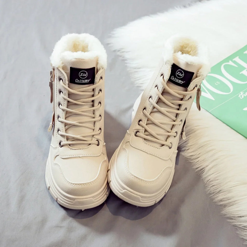 Winter Snow Boots for Women 2025 New Casual High-top Shoes Warm Sneakers Platform Comfortable Ankle Boots Women Shoes for Women