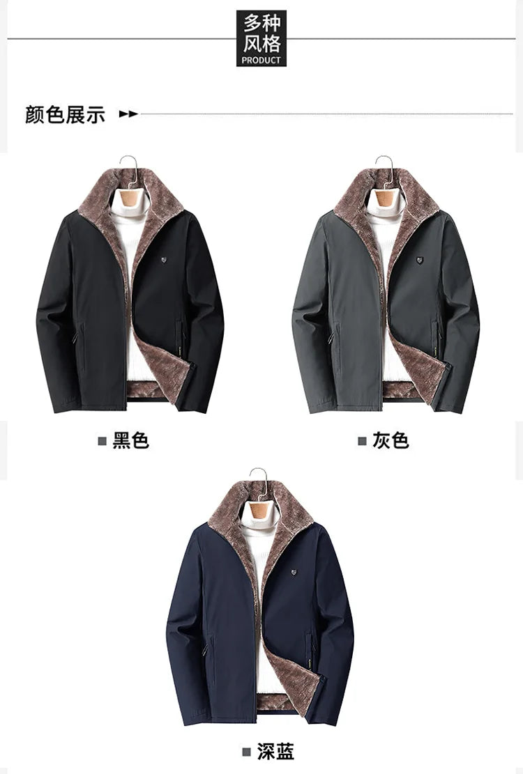 2024 Winter jackets men Fashion Thick Warm Cotton-Padded Jacket Men's Casual Loose style High Quality Large Size coat male 8XL