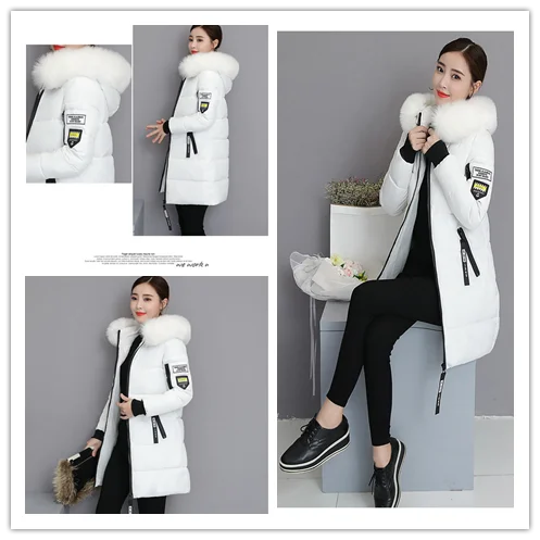 Winter Coat 2025 New Women's Thick Cotton Jacket Women Hooded Coat Medium long Casual Student Jackets Female Warm Parka Overcoat
