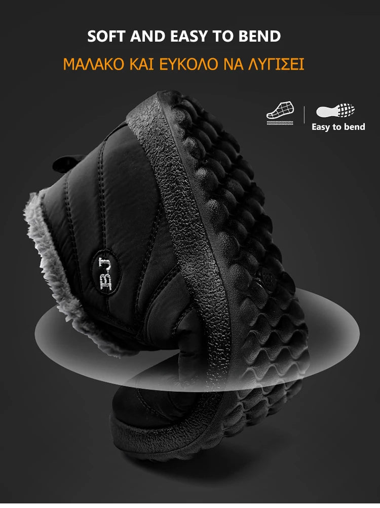 Men Sneakers Keep Warm Winter Sneakers For Couple Winter Shoes Men Casual Sneaker Chaussure Hommes Lightweight Fur Shoes Loafers