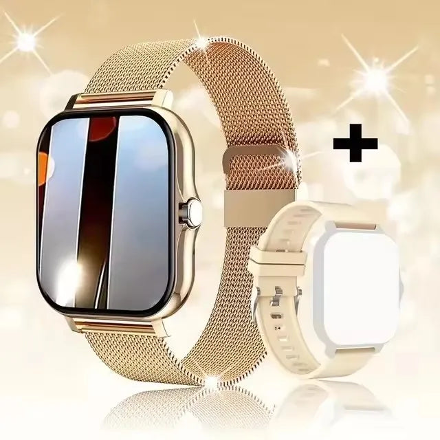 Smart Watch 2.01‘’ Full Touch Amoled BT Call Sport Waterproof Watches Heart Rate Blood Pressure SmartWatch for Men Women