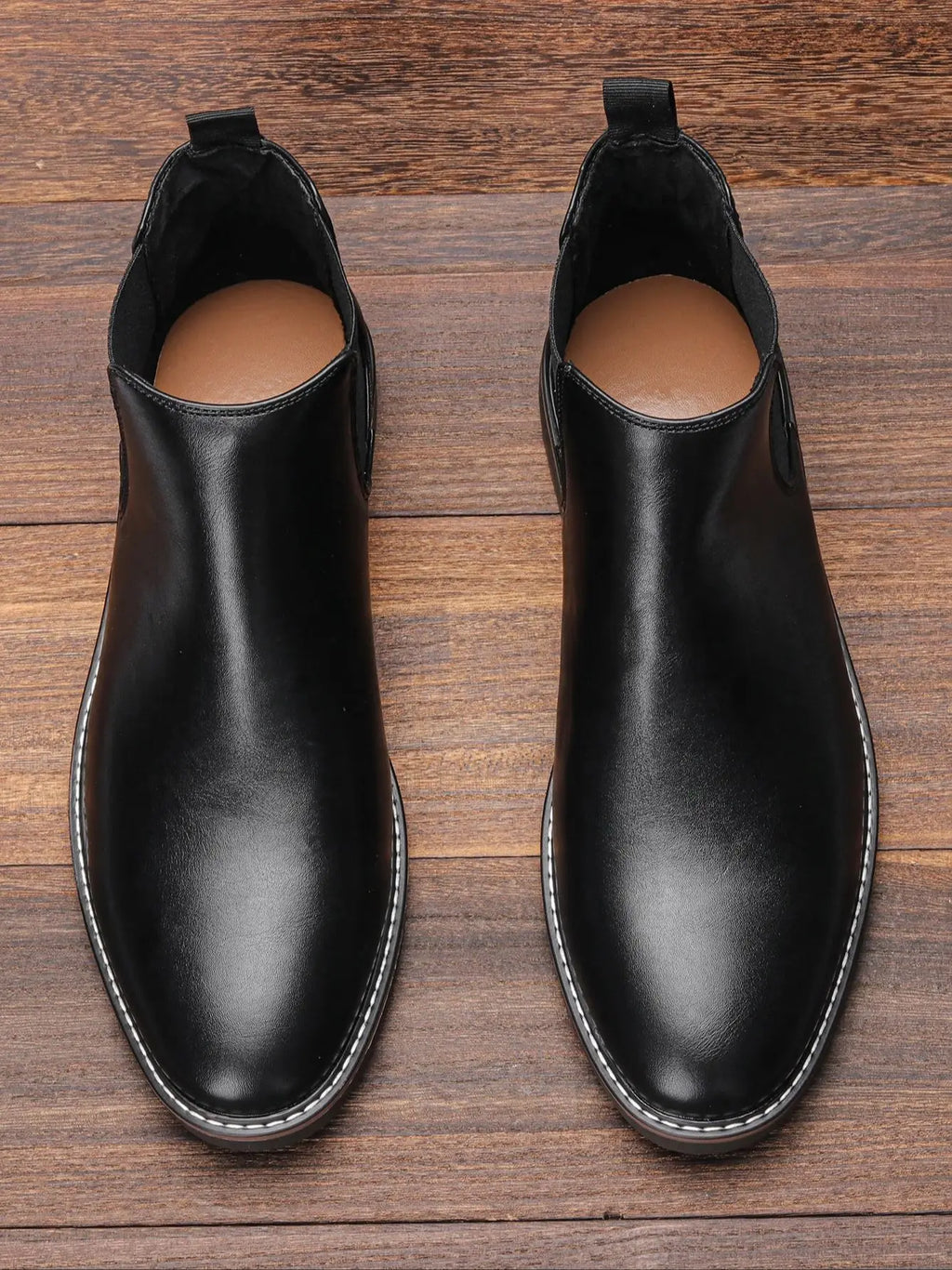 40~46 Chelsea Boots Men 2024 Brand Comfortable Fashion Leather Men Boots