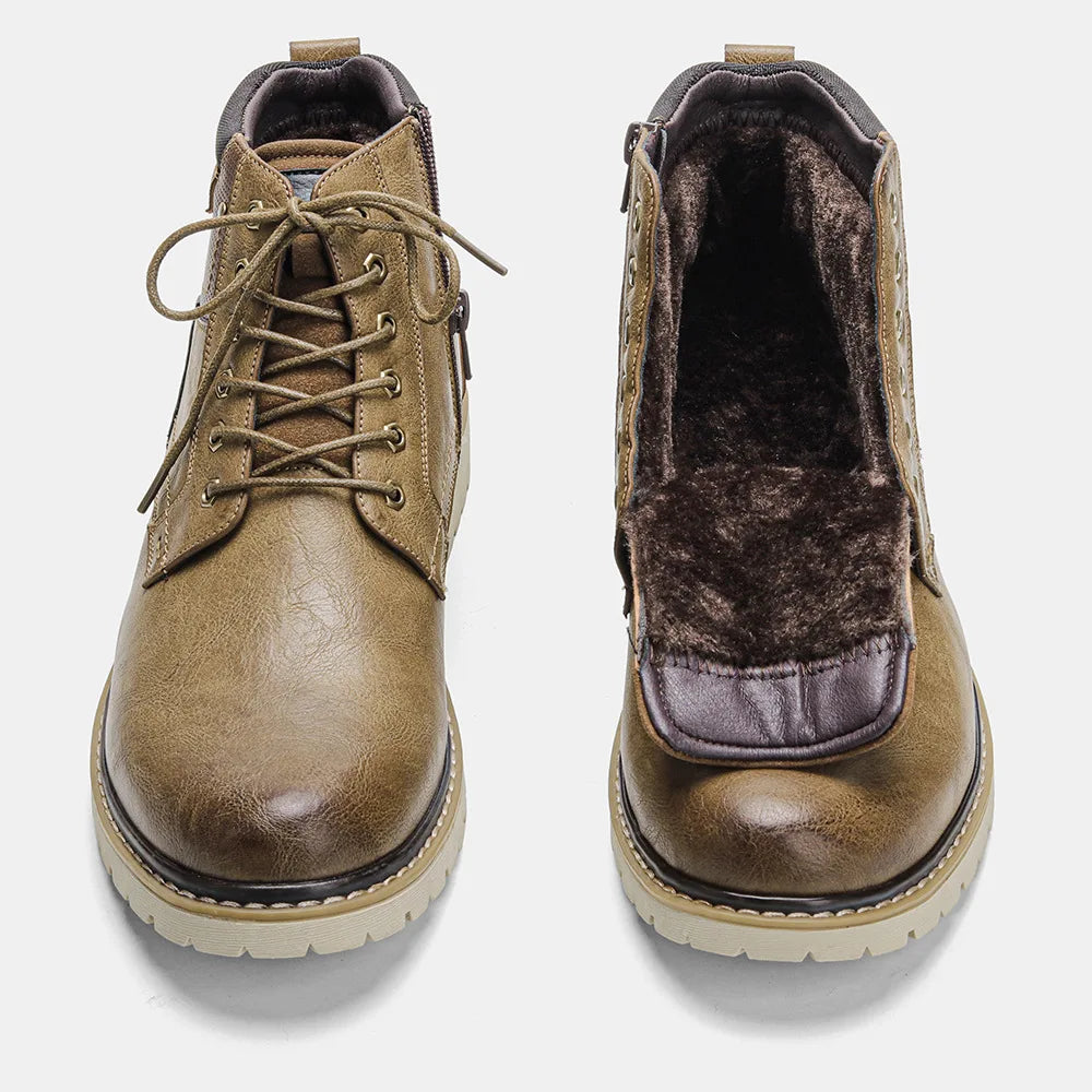 Men's Boots Retro Brushed Ankle Boots Men's Shoes Large Autumn and Winter Men's Boots Walking Shoes Women 2023 Shoes for Men