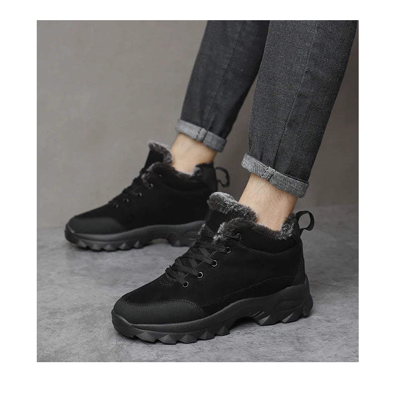 Men Snow Boots Winter Outdoor Walking Shoes light Sneakers for Men Winter Shoes Botines Tenis Mens Hiking Ankle Boots Footwear